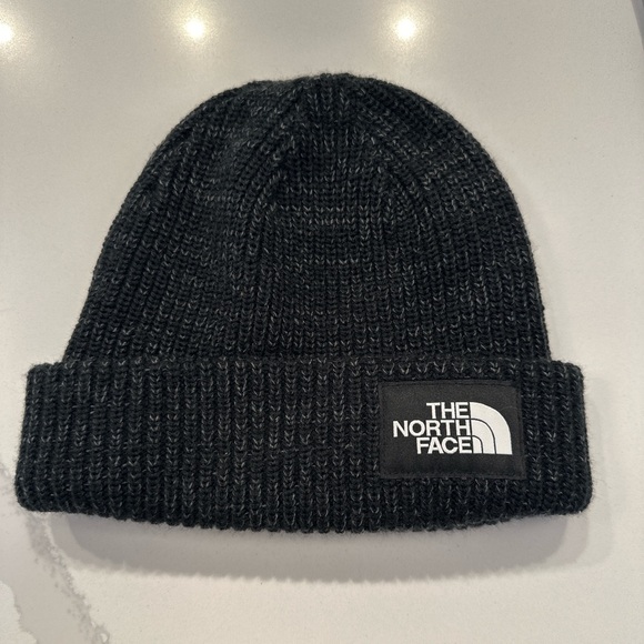 The North Face Hat Beanie Knit Heritage Patch Winter Skullcap Black - Picture 2 of 6